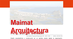 Desktop Screenshot of maimatarquitectura.com